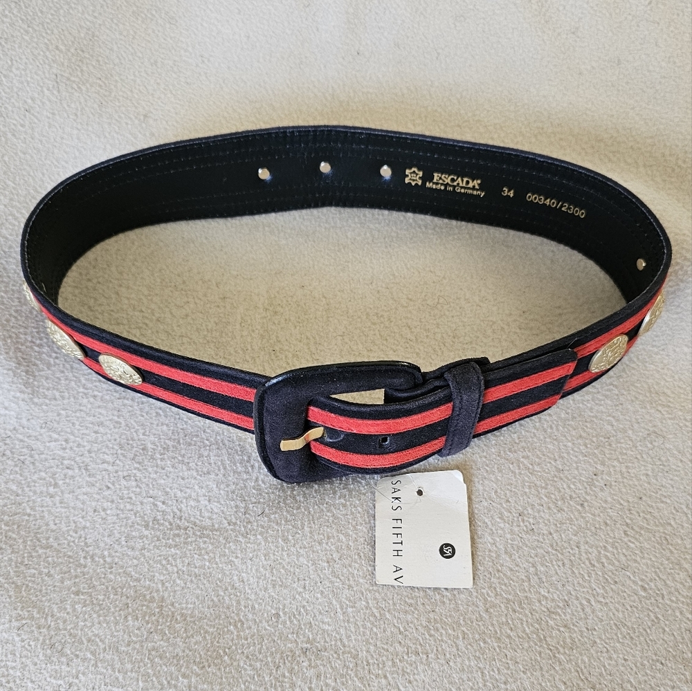 Escada Suede Belt